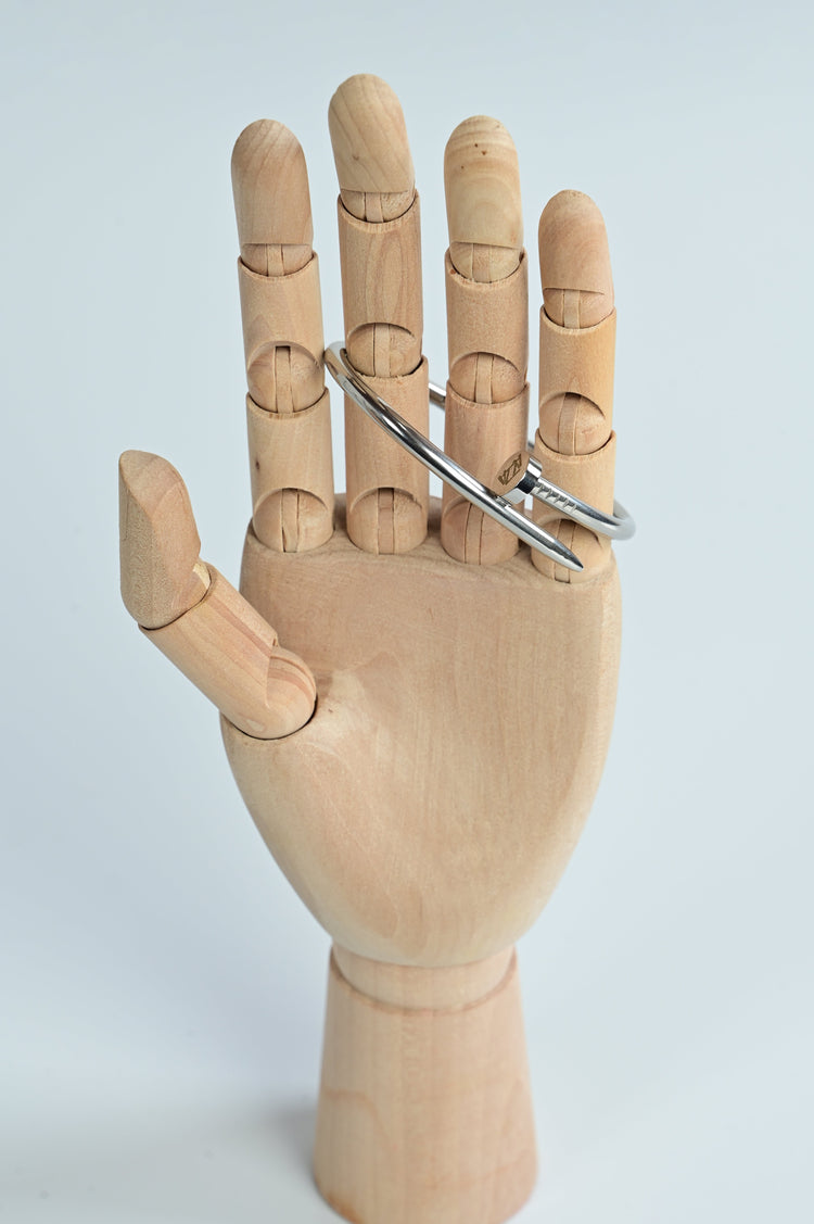 Pulseira Masculina Chiodo em Ouro e Prata