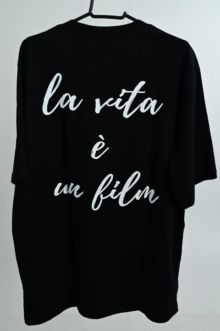 Camiseta Oversized Masculina La Vita Preta