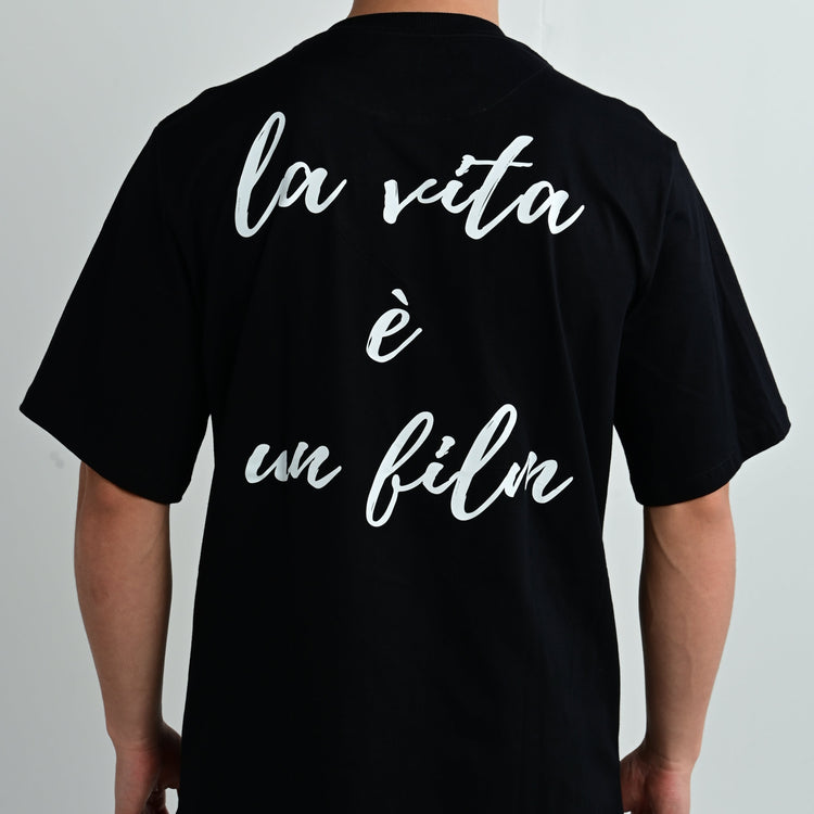 Camiseta Oversized Masculina La Vita Preta
