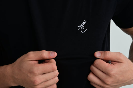 Camiseta Masculina de Algodão Egípcio Slim