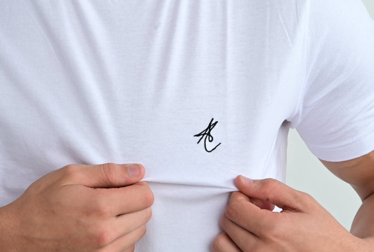 Camiseta Masculina de Algodão Egípcio Slim