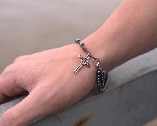 Pulseira Masculina Terço Del Polso